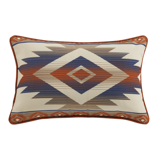 Blue Aztec Indoor/Outdoor Pillow