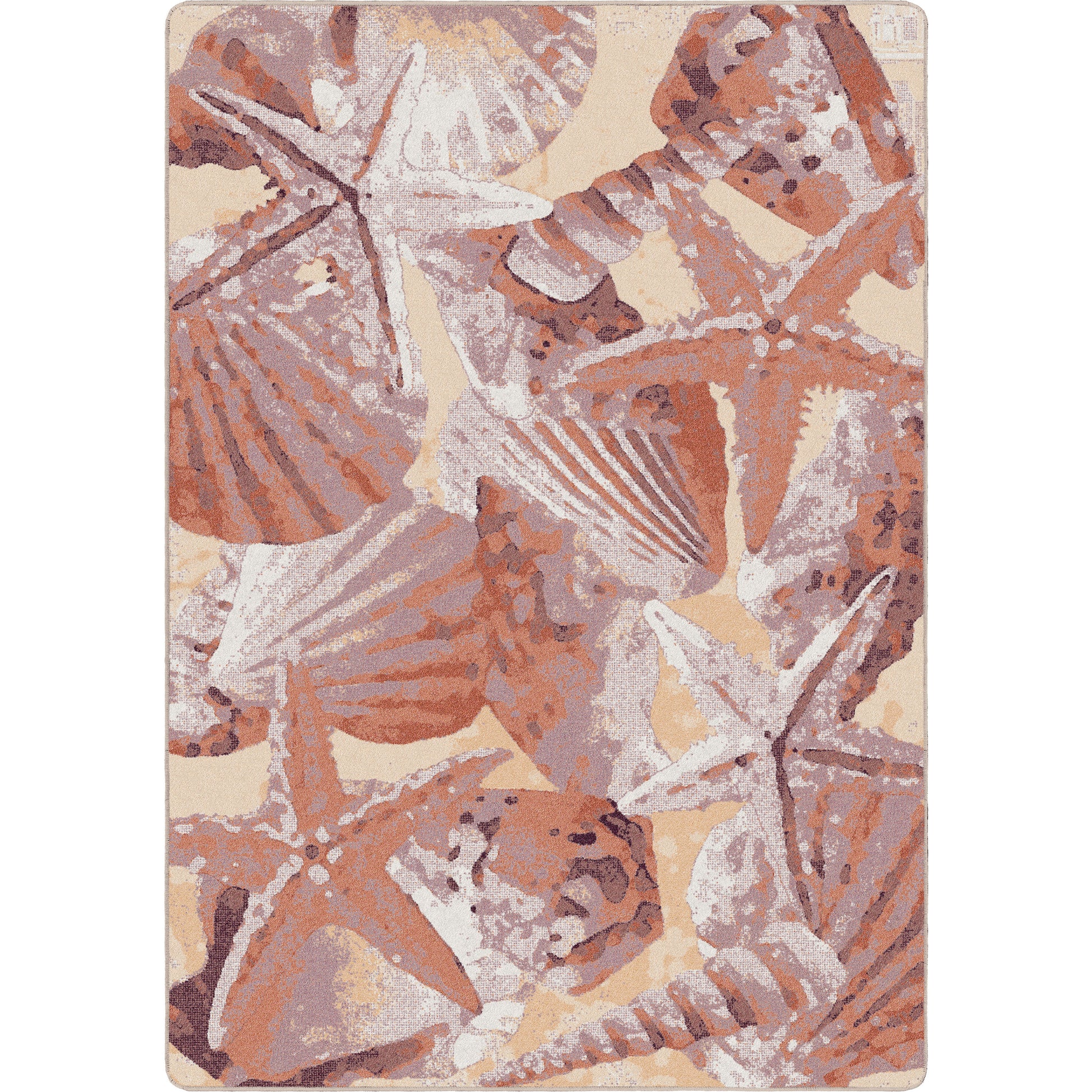 Ocean Mist Rug – Coral – cabin lodge area rug