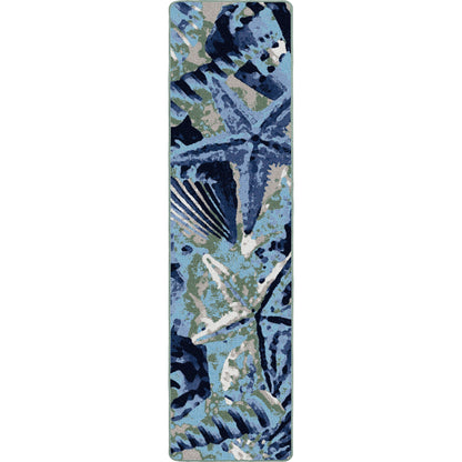 Ocean Mist Rug – Indigo – room setting