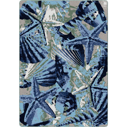 Ocean Mist Rug – Indigo – cabin lodge area rug