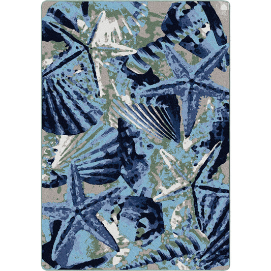 Ocean Mist Rug – Indigo – cabin lodge area rug