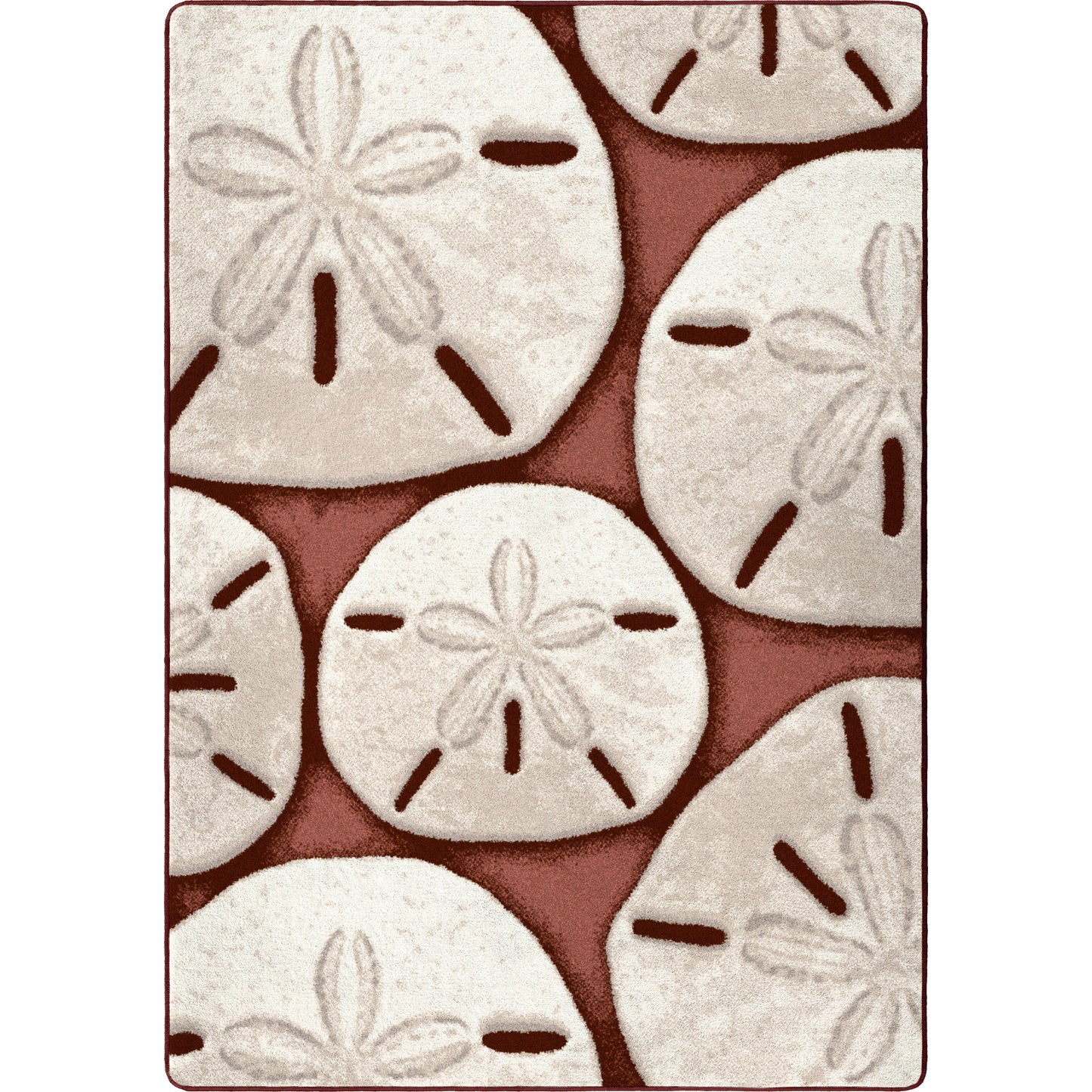 Ocean Treasure Rug – Coral – cabin lodge area rug