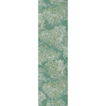 Oceanic Spring Rug – Aqua – detail view