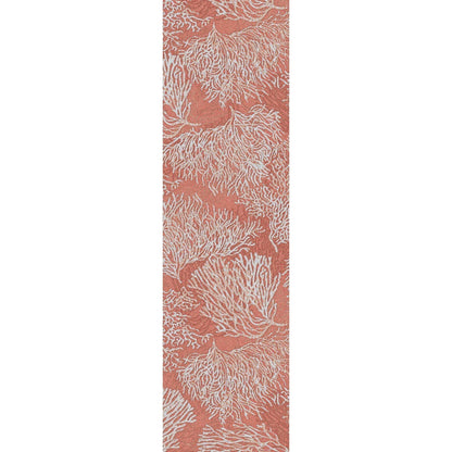Oceanic Spring Rug – Coral – detail view