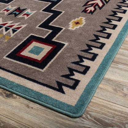 Old Timer Rug – Suede Turquoise – lifestyle