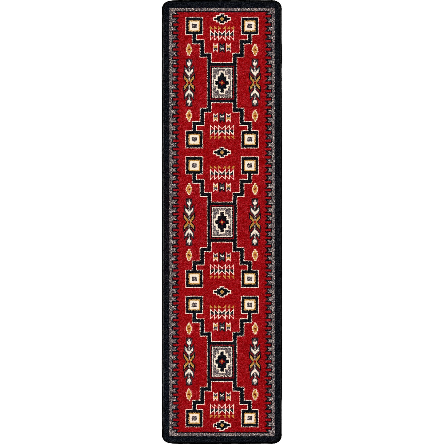 Old Crow Rug – Red – lifestyle