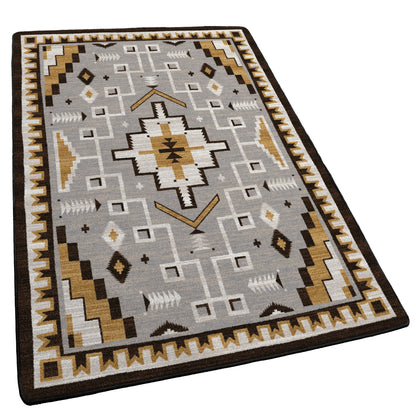 Overshadow Rug – Natural Grays – close up