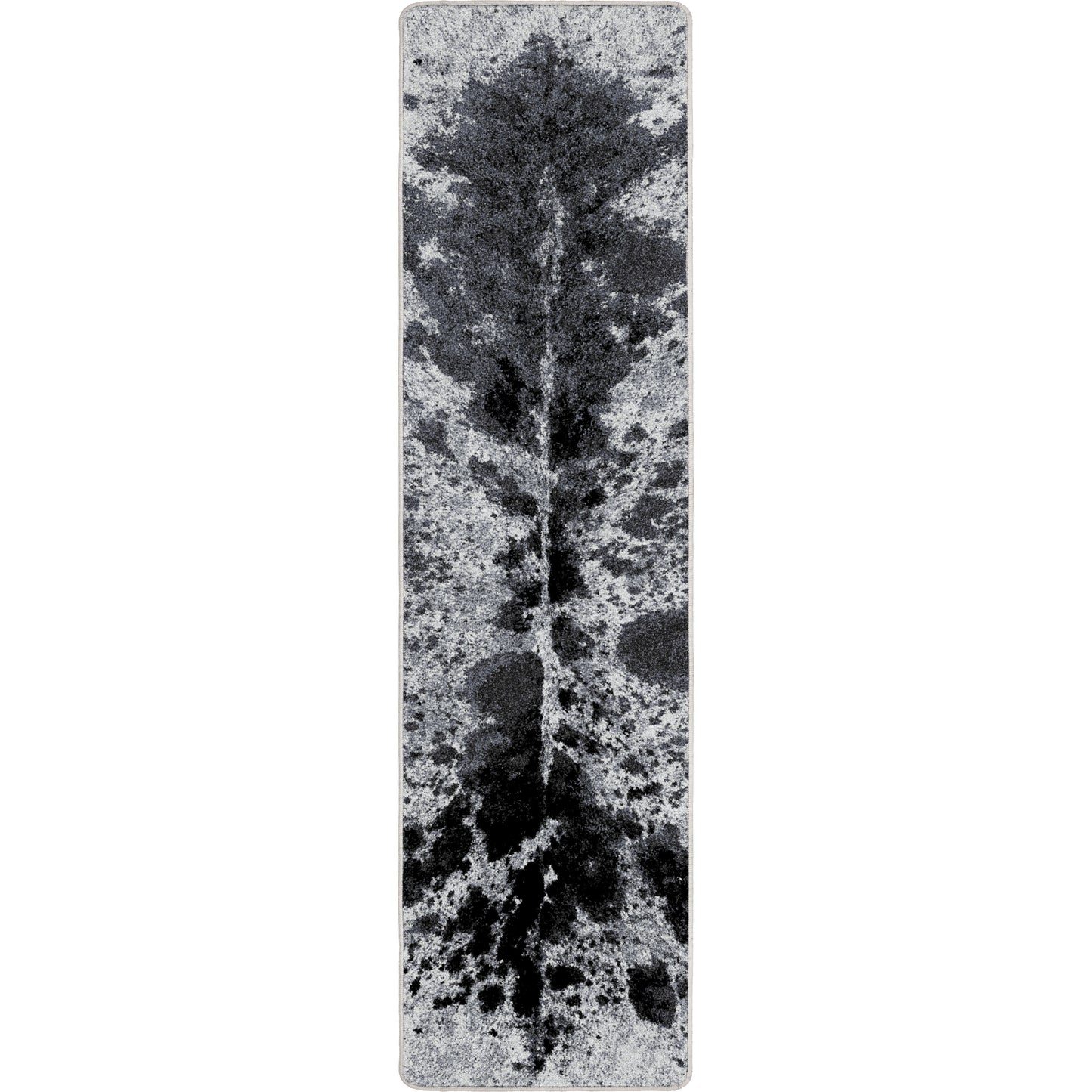 Pioneer Longhorn Rug – Black And White – room setting
