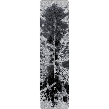 Pioneer Longhorn Rug – Black And White – room setting