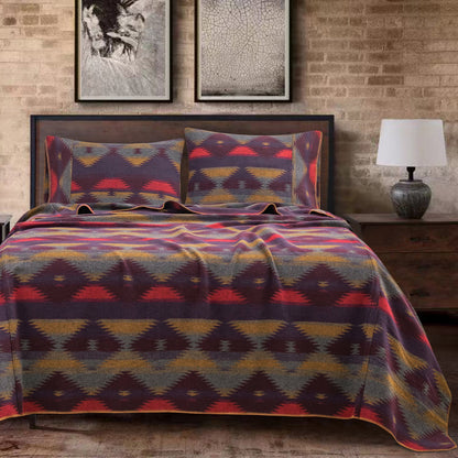 Gila Wool Blend Blanket Set, 2 Pc