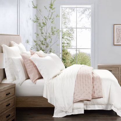 Eucalyptus Pintuck Quilt Set, 3 Pc