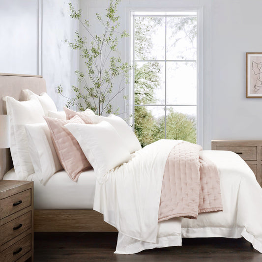 Eucalyptus Pintuck Quilt Set, 3 Pc