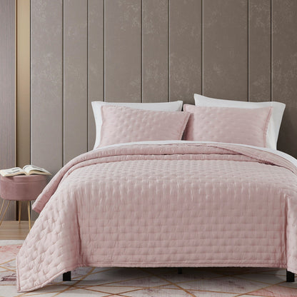 Eucalyptus Pintuck Quilt Set, 3 Pc