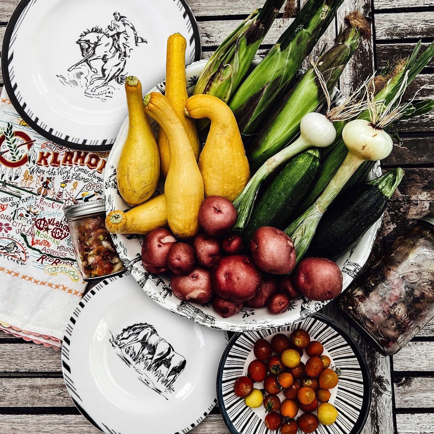 Ranch Life Melamine Serving Platter Set