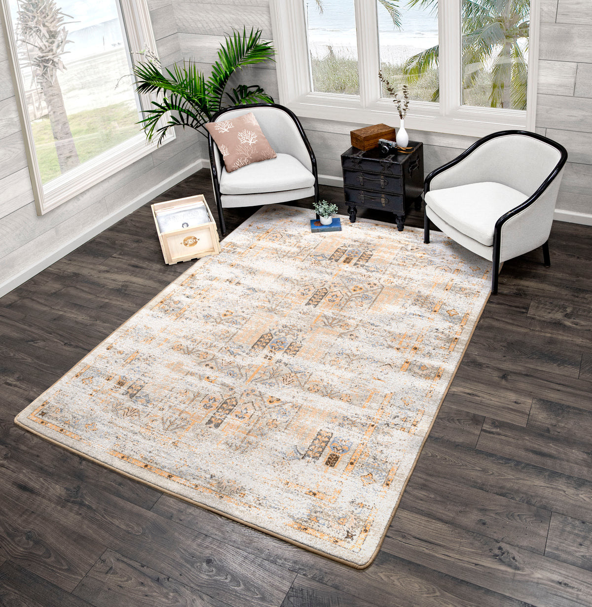 Passage Rug – Apricot – detail view