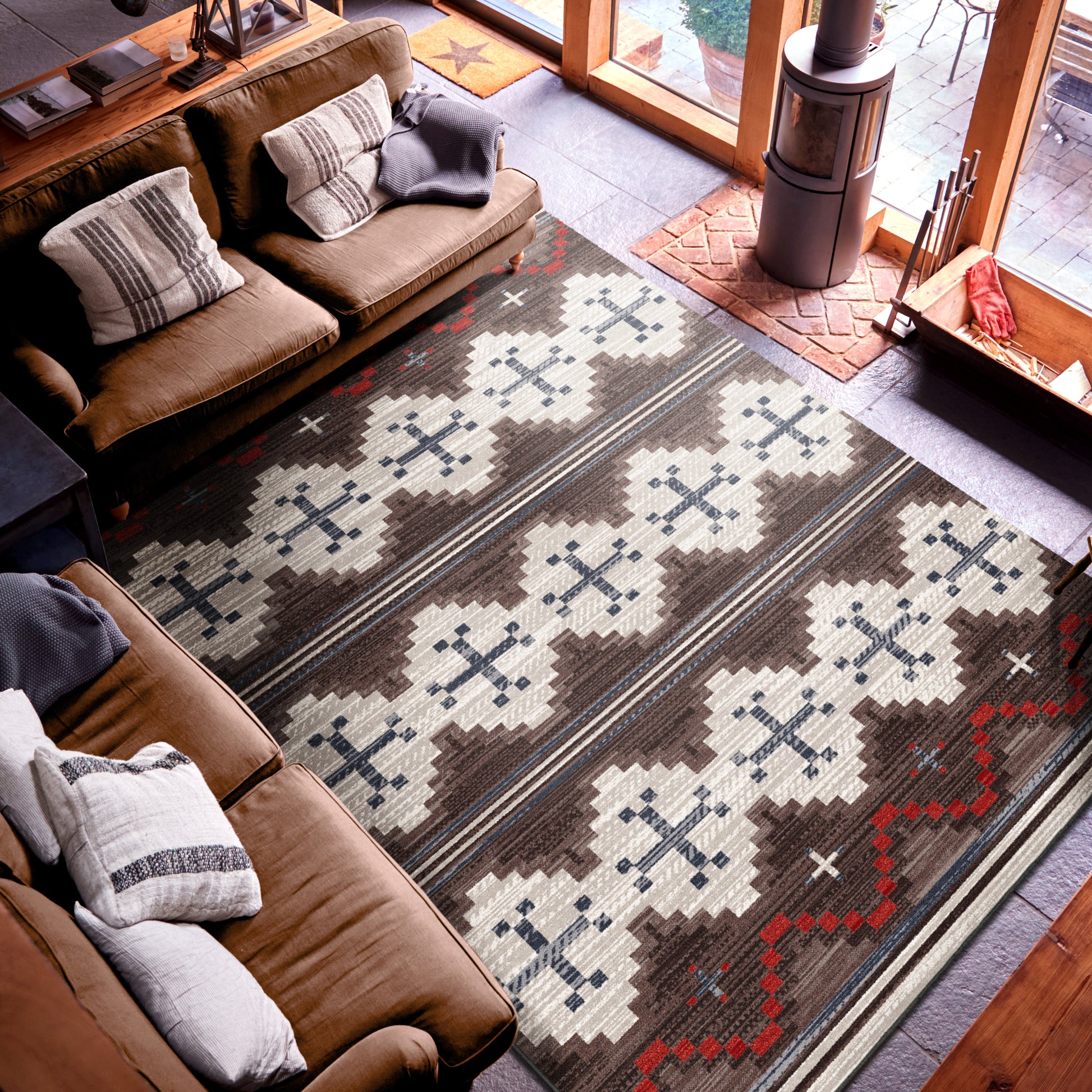 Pathways|Dusty Brown Rug
