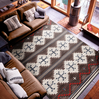 Pathways Rug – Dusty Brown – room setting