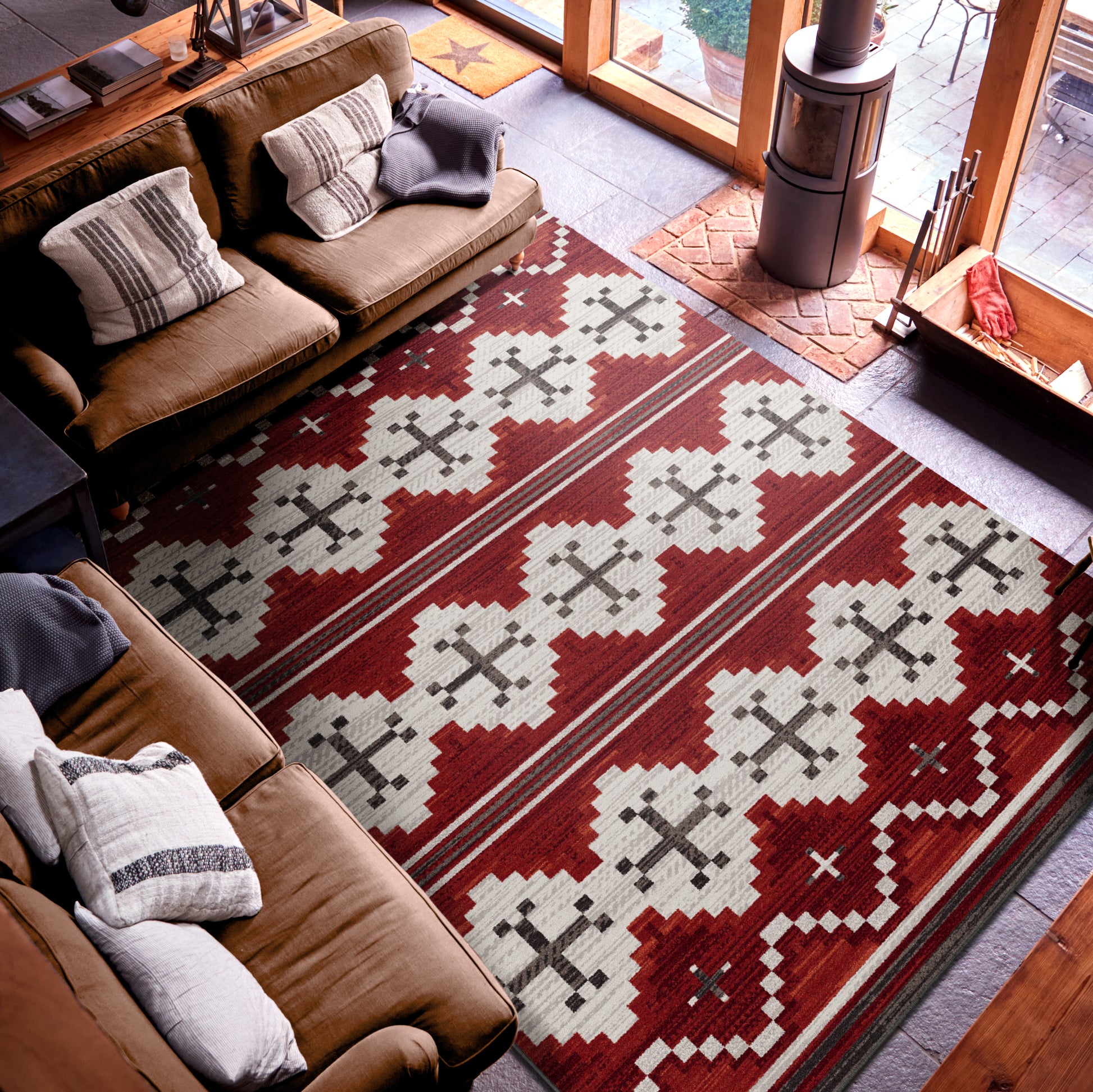 Pathways|Red Rug