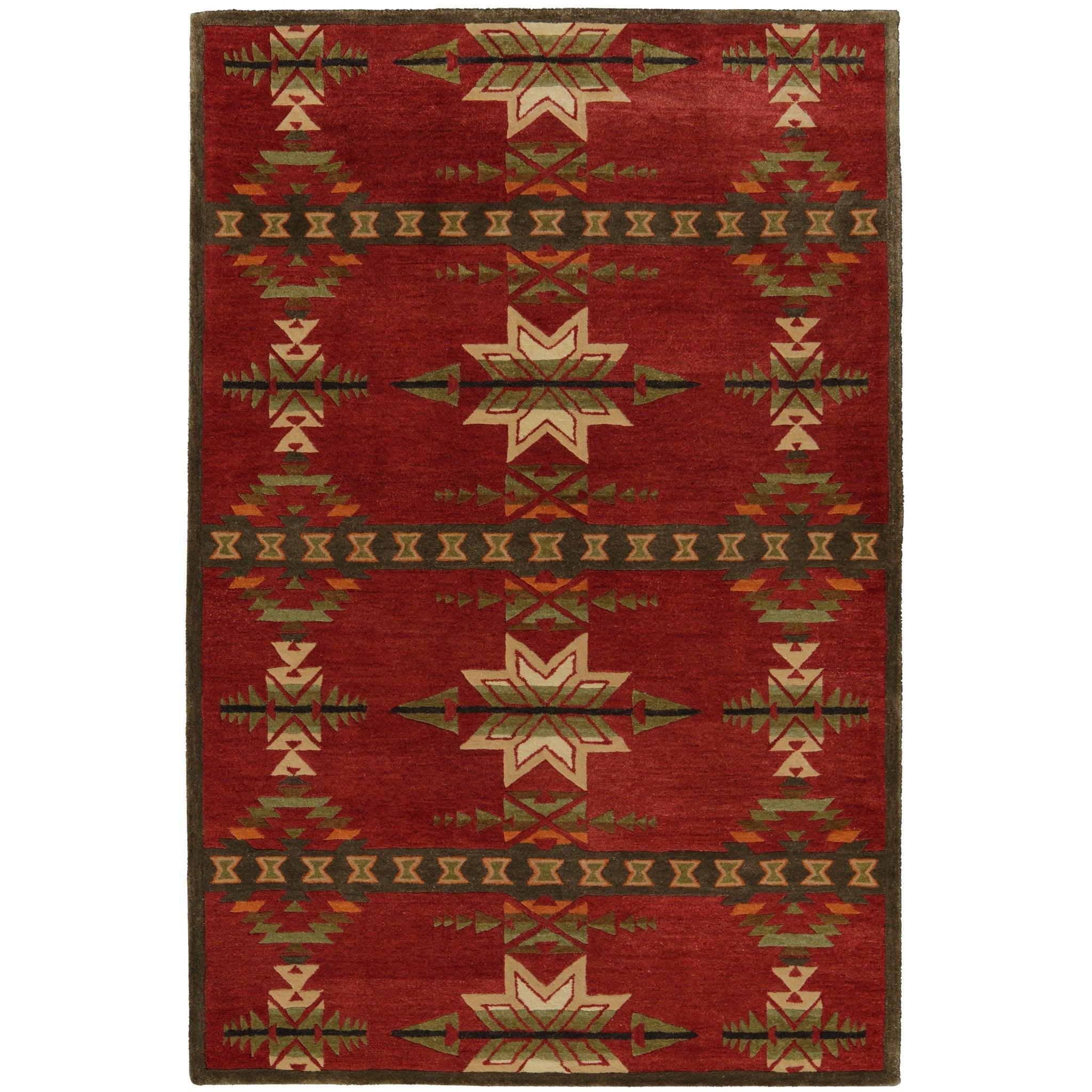 Pendleton Classic Gatekeeper - Red Area Rug – Cabin Rugs