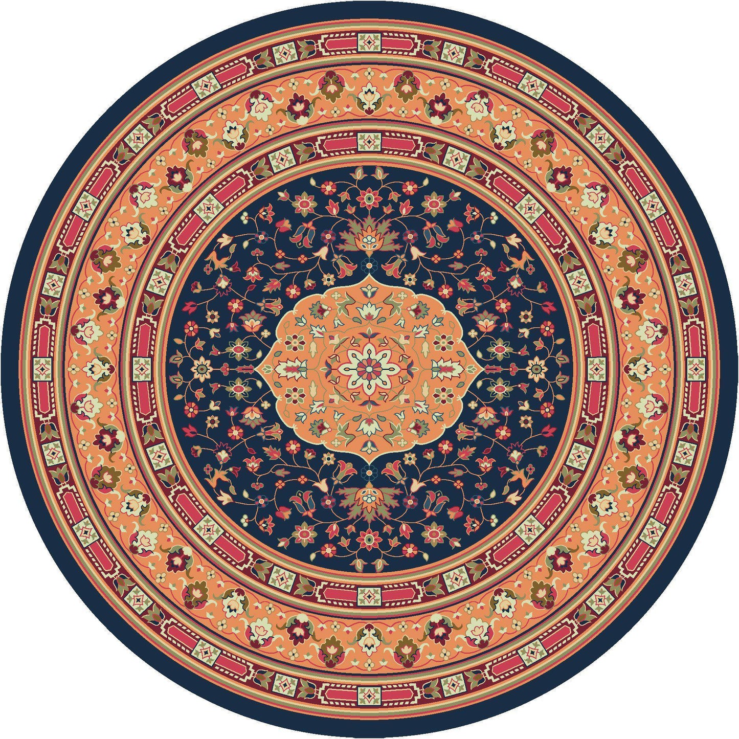 Persian Palace - Bloom-CabinRugs Southwestern Rugs Wildlife Rugs Lodge Rugs Aztec RugsSouthwest Rugs