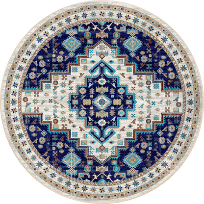 Persian Version Rug – Dusk Blue – close up