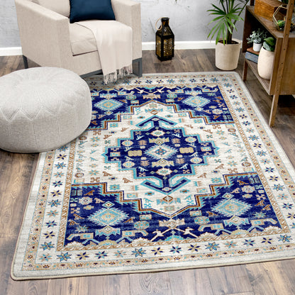 Persian Version Rug – Dusk Blue – detail view
