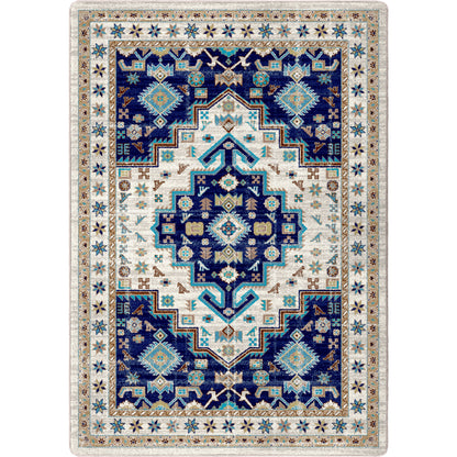 Persian Version Rug – Dusk Blue – cabin lodge area rug