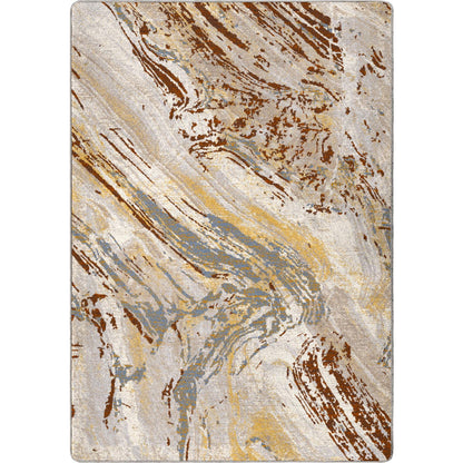 Petrified Rug – Amber Wash – cabin lodge area rug
