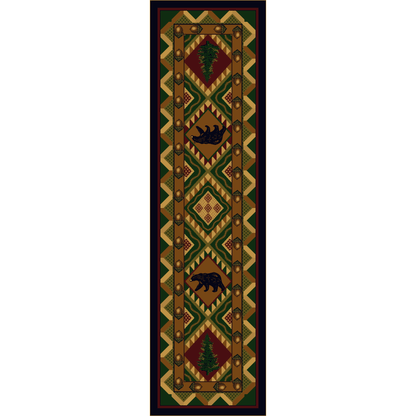 Picnic In The Forest Rug – Woodland – detail view