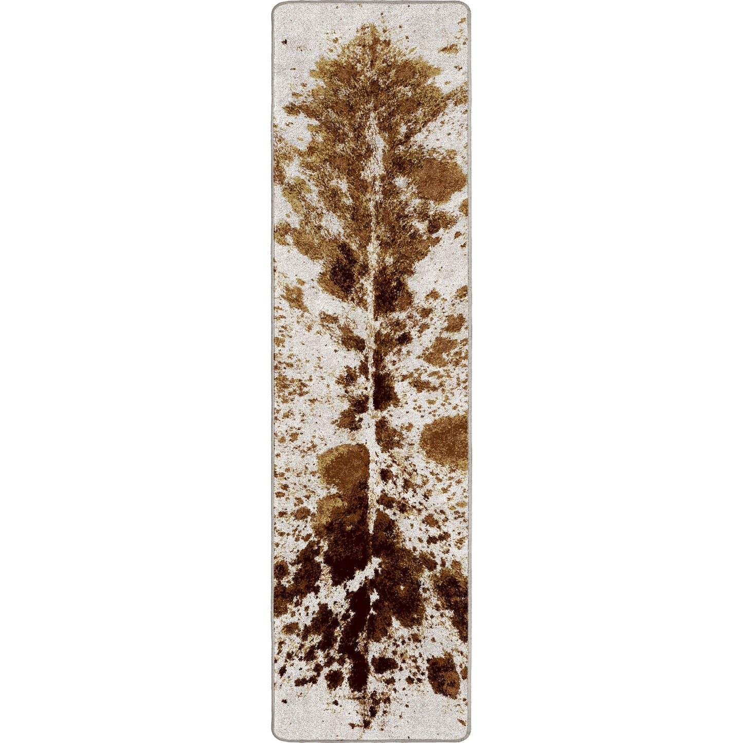 Pioneer Longhorn Rug – Spotted Brindle – close up