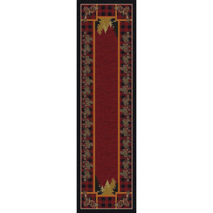 Plaid Outdoorsman Rug – cabin lodge area rug