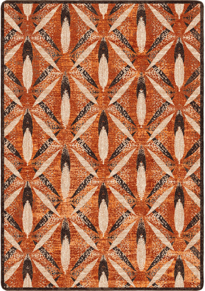Plumage Rug – Sierra Gold Shadow – cabin lodge area rug