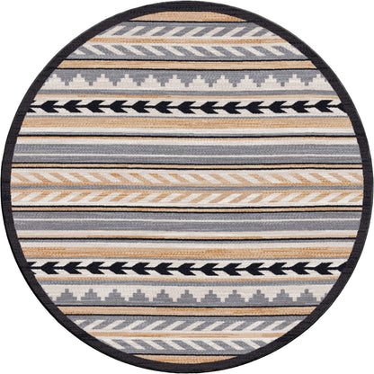 Progression Rug – Ginger – pattern detail