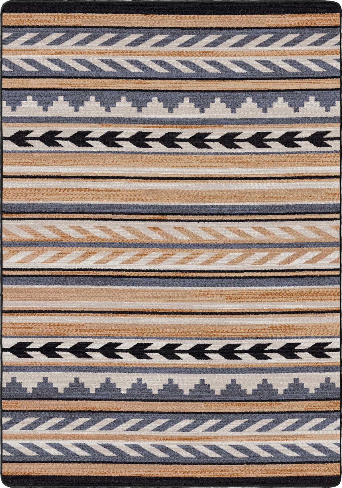 Progression Rug – Ginger – cabin lodge area rug