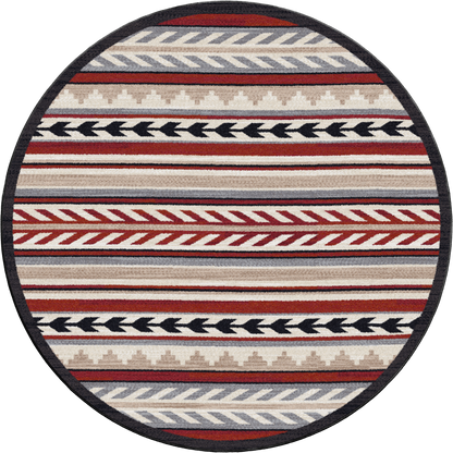 Progression Rug – Red – alternate view
