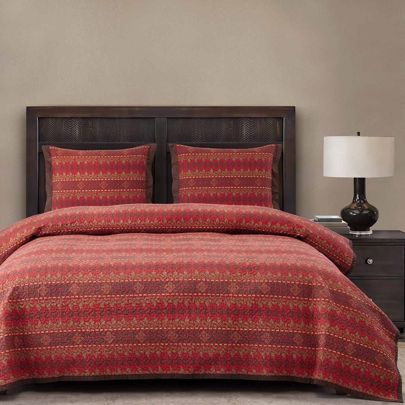 Rushmore Reversible Quilt Set, 3 Pc