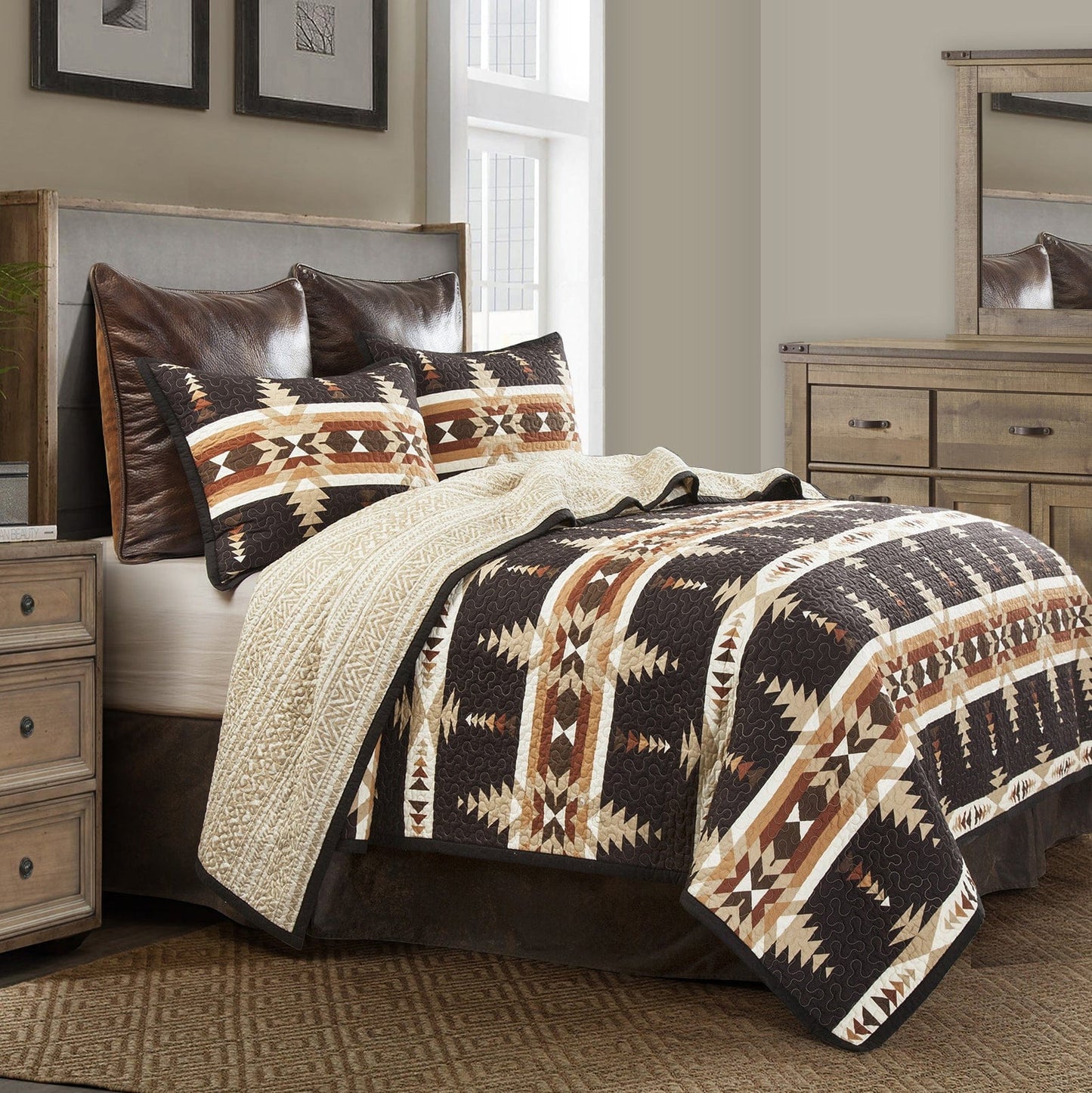 Yosemite Reversible Quilt Set, 2 Pc