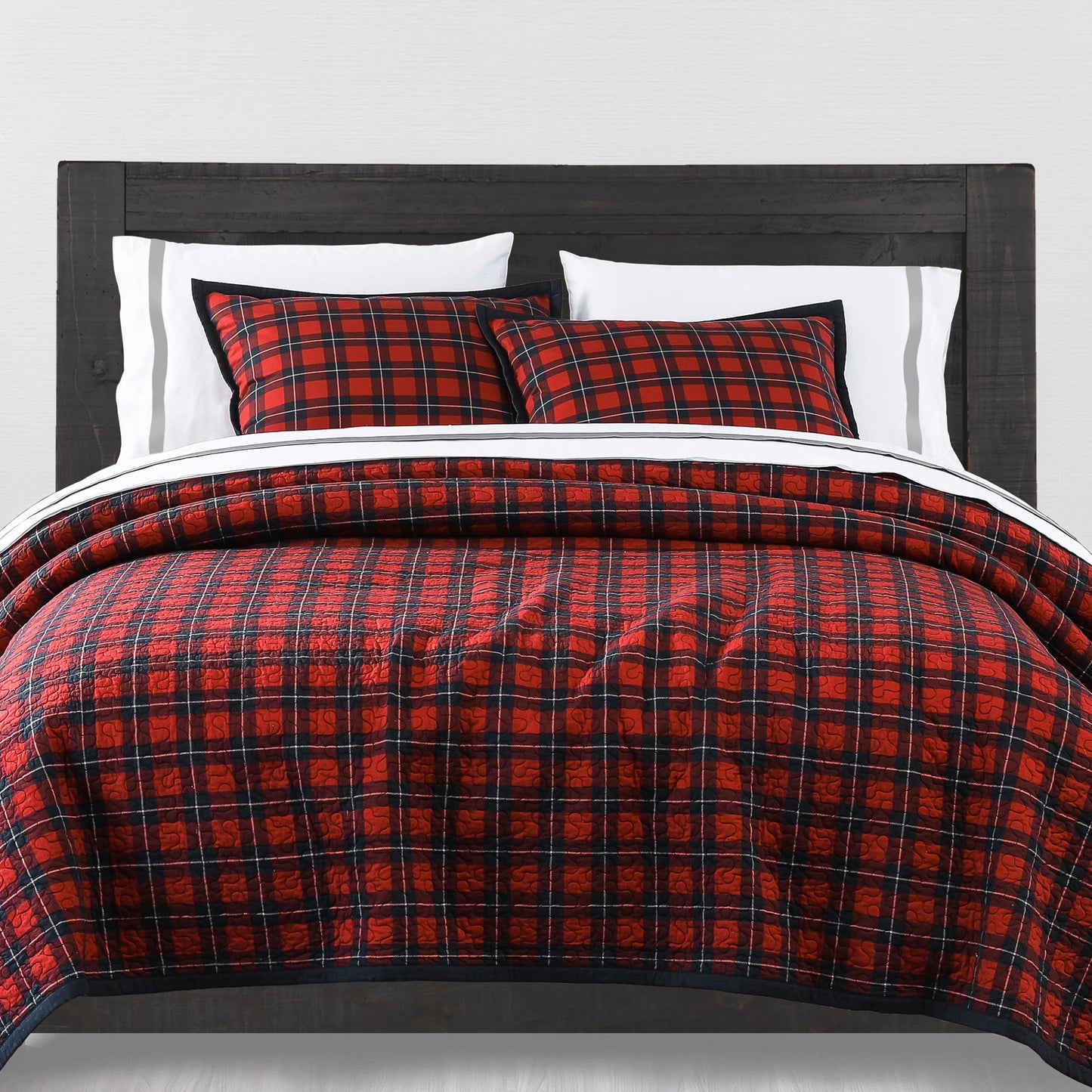 Woodland Plaid Reversible Quilt Set, 3 Pc