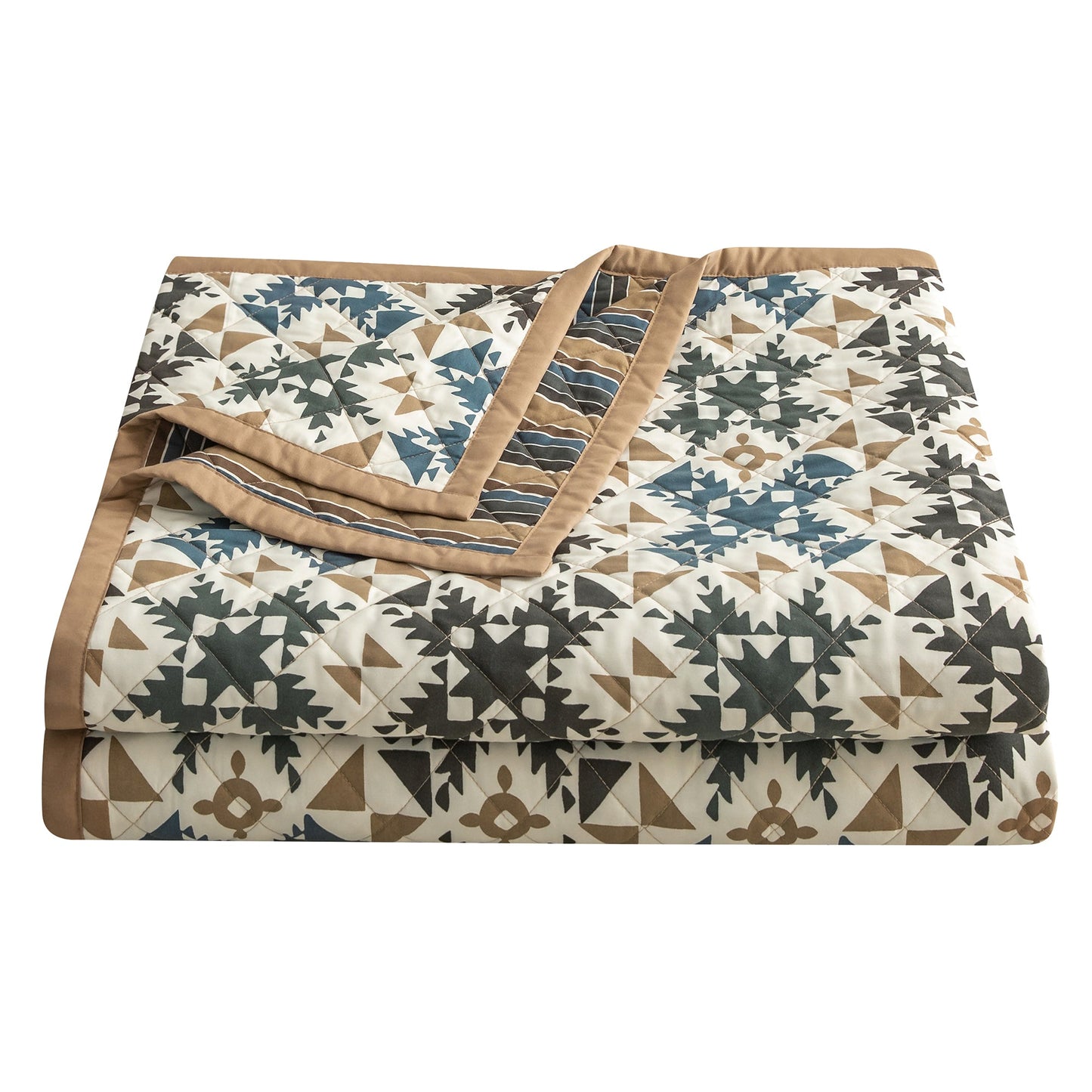 Mosaic Reversible Quilt Set, 2 Pc