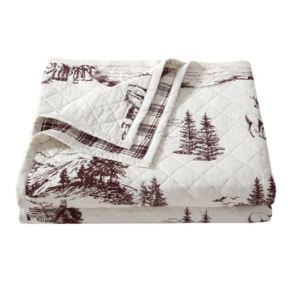 White Pine Reversible Quilt Set, 2 Pc