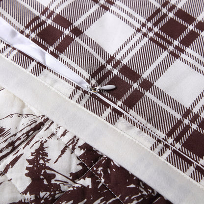 White Pine Reversible Quilt Set, 2 Pc