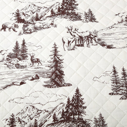 White Pine Reversible Quilt Set, 2 Pc