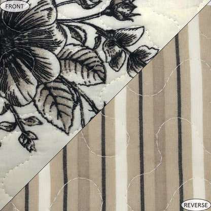 Lyla Reversible Floral Print Quilt Set, 2 Pc