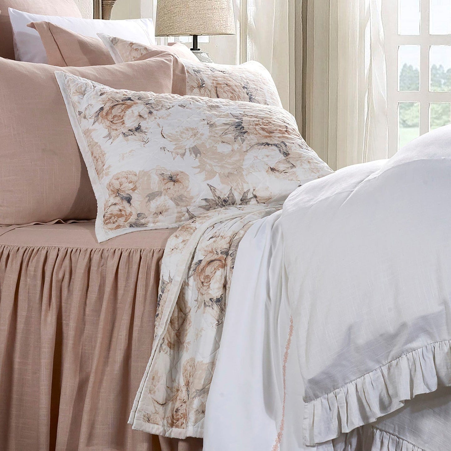 Colette Reversible Quilt Set, 3 Pc