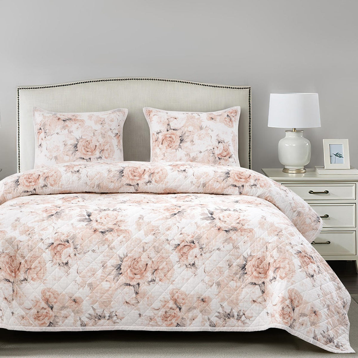 Colette Reversible Quilt Set, 3 Pc
