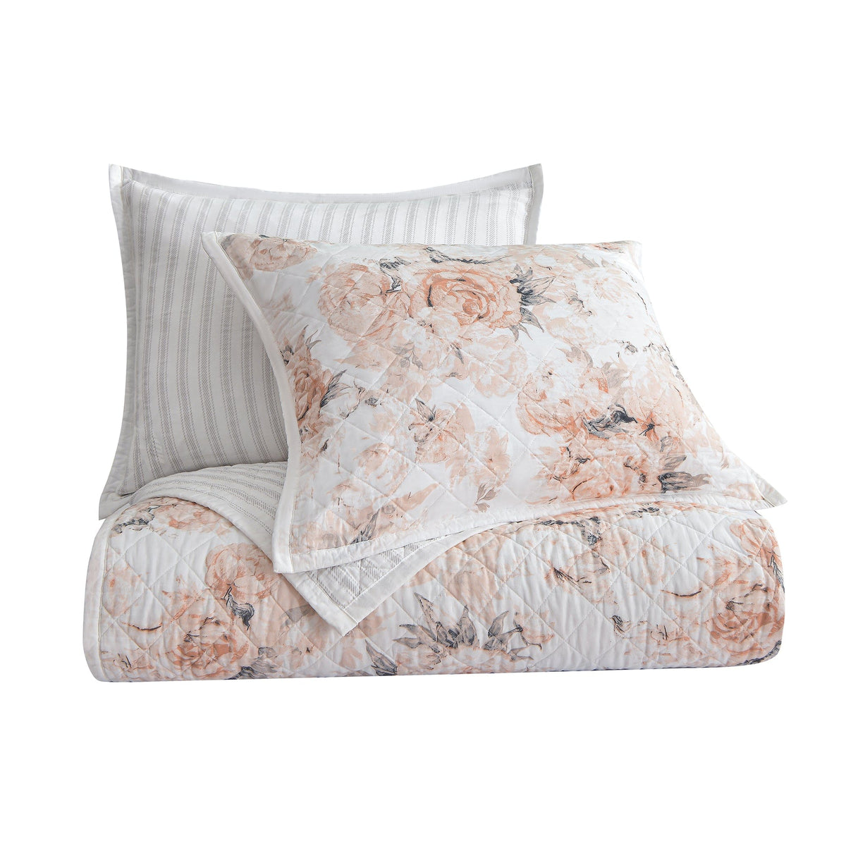 Colette Reversible Quilt Set, 3 Pc