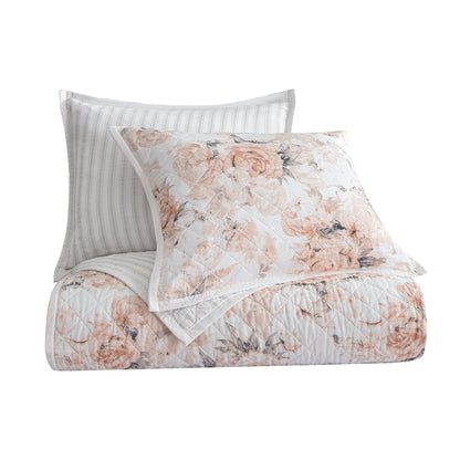 Colette Reversible Quilt Set, 3 Pc