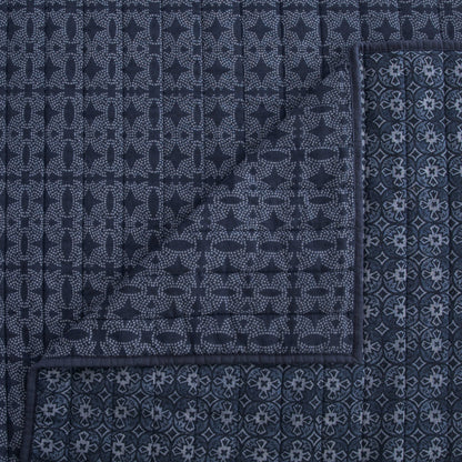 Indigo Reversible Quilt Set, 2 Pc