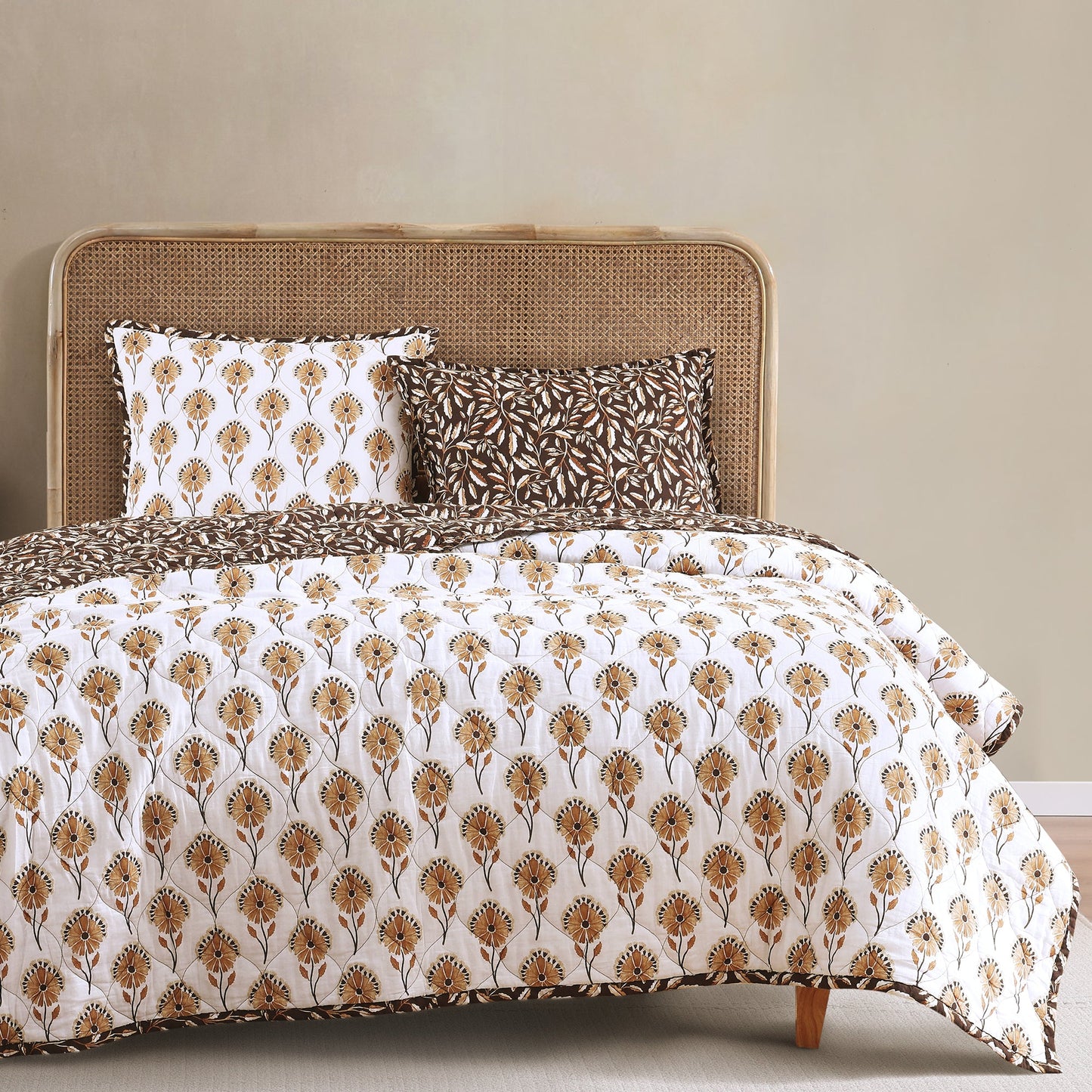 Woodstock Reversible Quilt Set, 2 Pc