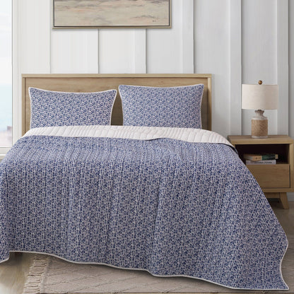 Staccato Reversible Quilt Set, 2 Pc